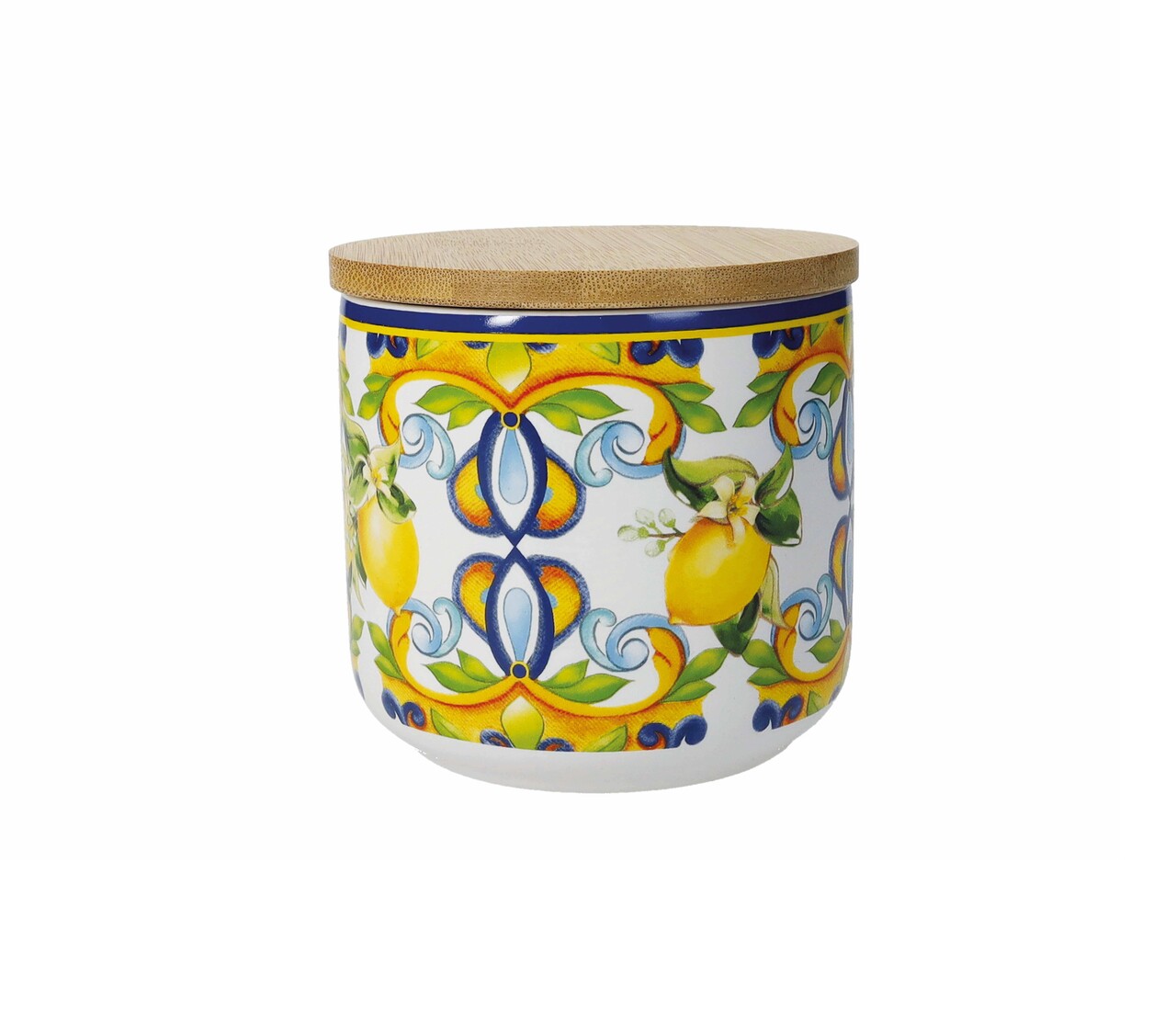 Recipient cu capac ermetic, Citrus, Brandani, D10x10 cm, 500 g, portelan New Bone China - imagine 3